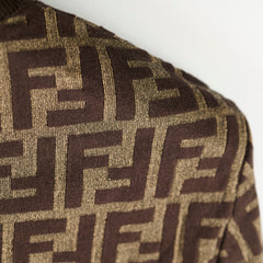 Fendi Zucca Knit Turtleneck Size 38
