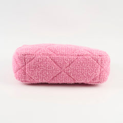 Chanel 19 Pink Tweed Small - Microchipped