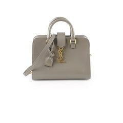 Saint Laurent YSL Baby Downtown Cabas Grey