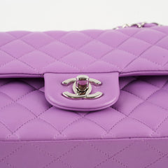 Chanel Classic Flap Lambskin Medium Purple