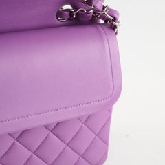 Chanel Classic Flap Lambskin Medium Purple