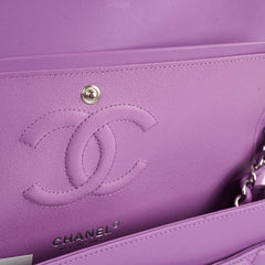 Chanel Classic Flap Lambskin Medium Purple