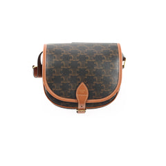 Celine Triomphe Medium Folco Crossbody Bag