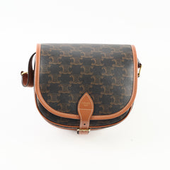 Celine Triomphe Medium Folco Crossbody Bag