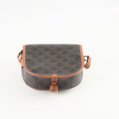 Celine Triomphe Medium Folco Crossbody Bag