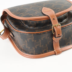 Celine Triomphe Medium Folco Crossbody Bag