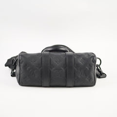 Louis Vuitton Keepall Bandoulière 25 Black Monogram Taurillon Leather