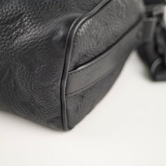 Louis Vuitton Keepall Bandoulière 25 Black Monogram Taurillon Leather