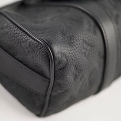 Louis Vuitton Keepall Bandoulière 25 Black Monogram Taurillon Leather