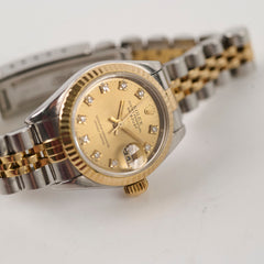 Rolex Lady Datejust 26mm Two Toned Watch 69173G