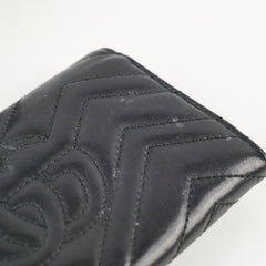 Gucci GG Marmont Continental Long Wallet Black