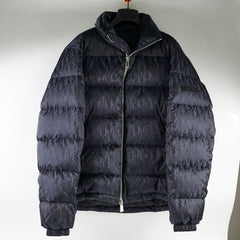 Dior Homme Oblique Puffer Down Jacket Black Size 44