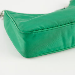 Prada Tessuto Re-Edition 2005 Nylon Hobo Green