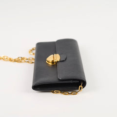Prada Wallet On Chain Saffiano Black