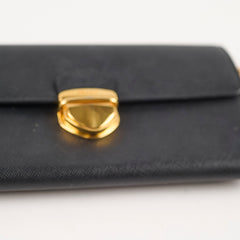 Prada Wallet On Chain Saffiano Black
