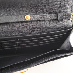 Prada Wallet On Chain Saffiano Black