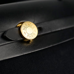 Hermes Herbag 31 Black GHW U Stamp