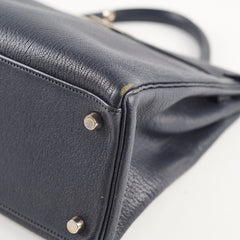 Hermes Kelly 32 Togo Navy Chèvre de Coromandel - D square stamp