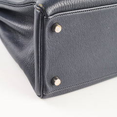 Hermes Kelly 32 Togo Navy Chèvre de Coromandel - D square stamp