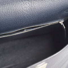 Hermes Kelly 32 Togo Navy Chèvre de Coromandel - D square stamp