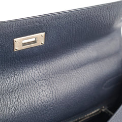 Hermes Kelly 32 Togo Navy Chèvre de Coromandel - D square stamp