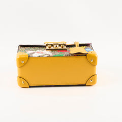 Gucci Medium Padblock Floral Top Handle