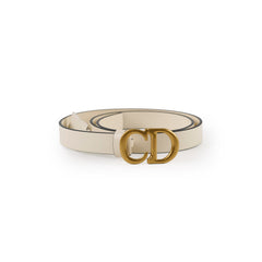 Christian Dior 2cm Width Cream Belt 80cm