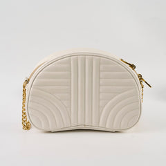 Prada Diagramme Cream Camera Bag