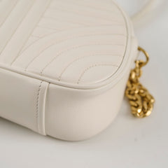 Prada Diagramme Cream Camera Bag