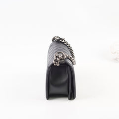 Chanel Small Boy Black Lambskin