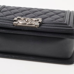 Chanel Small Boy Black Lambskin