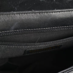 Chanel Hampton Flap Black Aged Calfskin