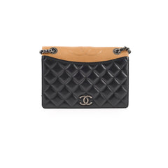 Chanel Seasonal Calfskin Tan/Black
