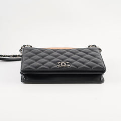 Chanel Seasonal Calfskin Tan/Black