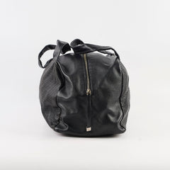 Chanel Perforated CC Bowling Bag Black