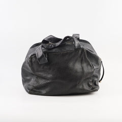 Chanel Perforated CC Bowling Bag Black