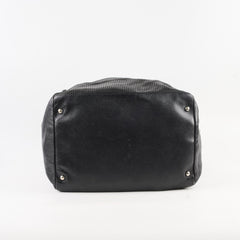 Chanel Perforated CC Bowling Bag Black