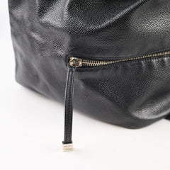 Chanel Perforated CC Bowling Bag Black