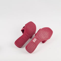 Hermes Aloha Flat Sandals Fuchsia Pink Shoes Size 37