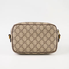 Gucci Ophidia Mini Ebony Supreme Beige