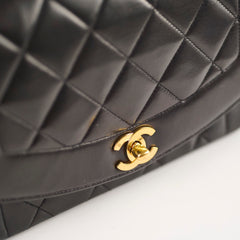 Chanel Small Diana Vintage Black