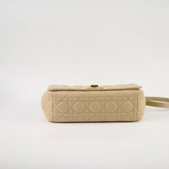 Christian Dior Medium Dior Caro Beige