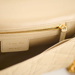 Christian Dior Medium Dior Caro Beige