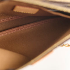 Louis Vuitton Multi Pochette Accessoires Khaki (missing coin purse)