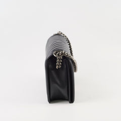 Chanel New Medium Boy Chevron Black