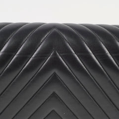 Chanel New Medium Boy Chevron Black