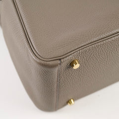 Hermes Lindy 30 Etain Clemence - Y stamp