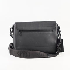 Louis Vuitton Takeoff Messenger Aerogram Collection Black Microchip