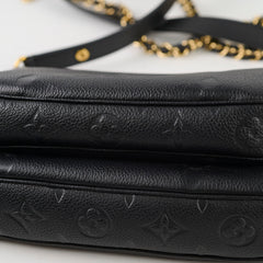 Louis Vuitton Multi Pochette Accessories Monogram Empreinte Black