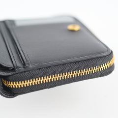 Christian Dior Caro Scarlet Wallet Black